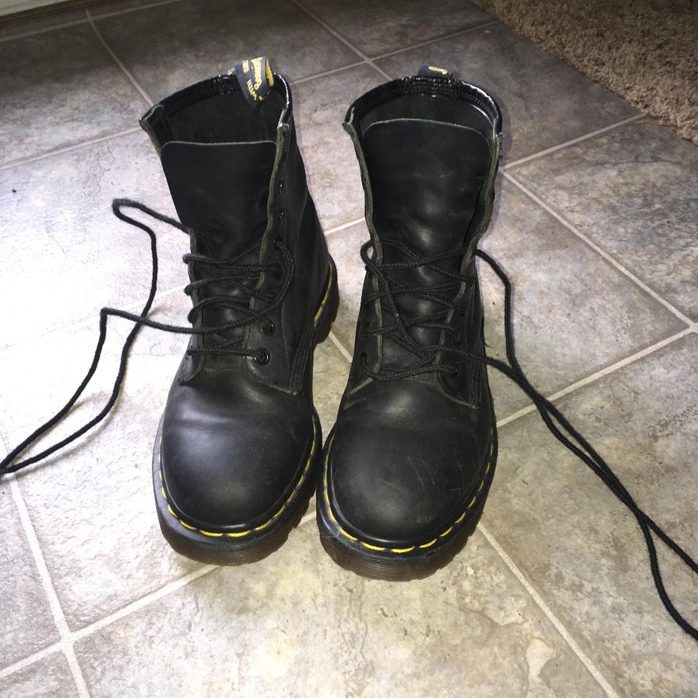 Matte Black Dr. Martens